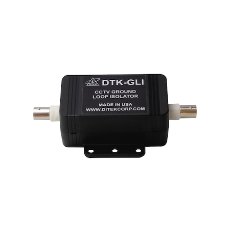 Ditek GROUND LOOP ISOLATOR, 75 OHMS, BNC FEMALE IN/OUT, DTK-GLI